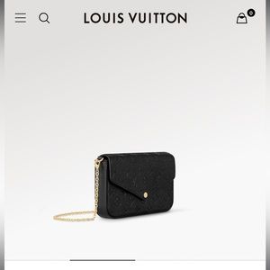 Louis Vuitton Felicie Pochette envelope style purse